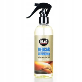 K2 DEOCAR odświeżacz samochodowy REAL LEATHER