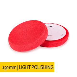 NAT Czerwony Miękki Pad Polerski Gąbka 150 mm