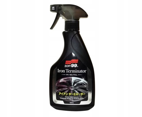 SOFT99 Iron Terminator 500ml - deironizer usuwa lotną rdzę czyszczenie felg