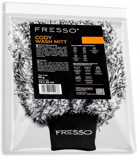 FRESSO Cody Wash Mitt delikatna bezpieczna Rękawica Do Mycia Samochodu