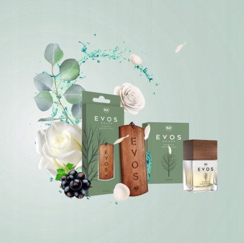 ZESTAW K2 EVOS GRACE GAIA ZAWIESZKA ZAPACHOWA EKSKLUZYWNE PERFUMY DO AUTA