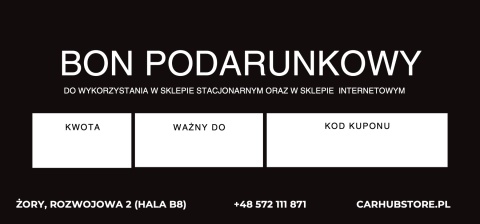 Bon Voucher podarunkowy o wartości 300 zł